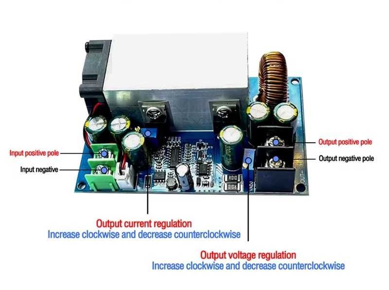 Przetwornica 600W STEP-DOWN wej 12-75V wyj 2.5-50V 25A