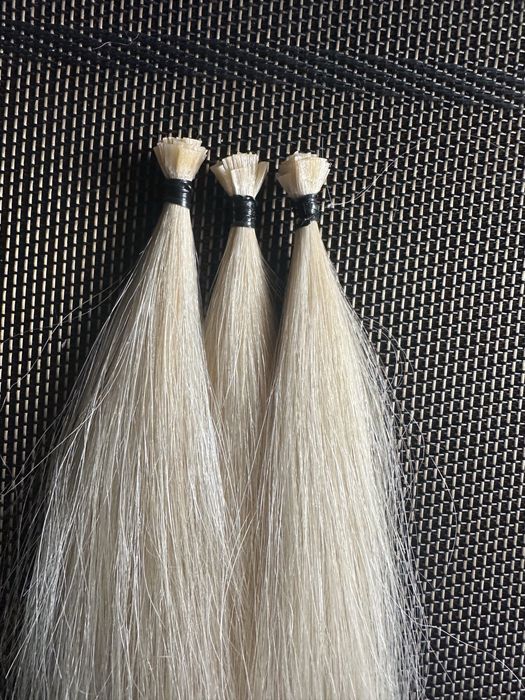 Натуральные волосы на капсуле