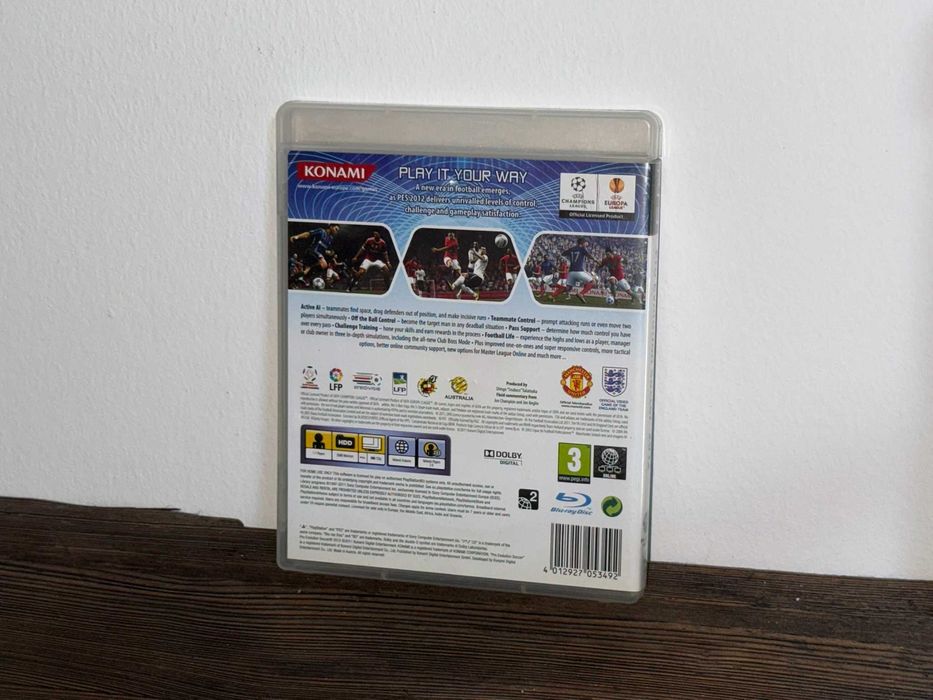 Pro Evolution Soccer 2012 PS3 Playstation 3 3Xa