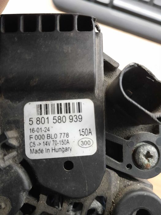 Alternator Iveco Daily 14- 5801580939 F000BL0778