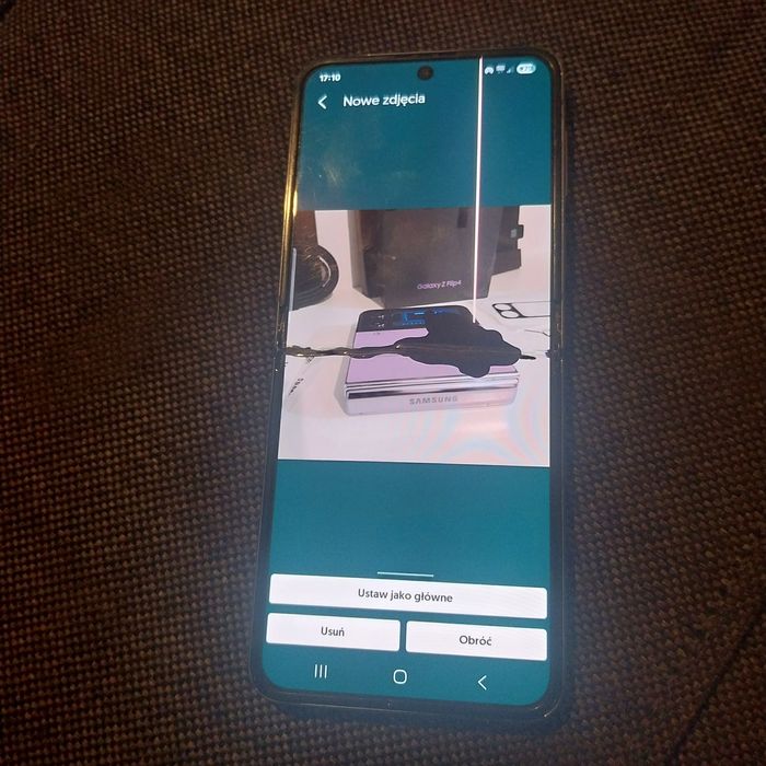 Samsung z flip4 sprawny bateria długo trzyma 128gb