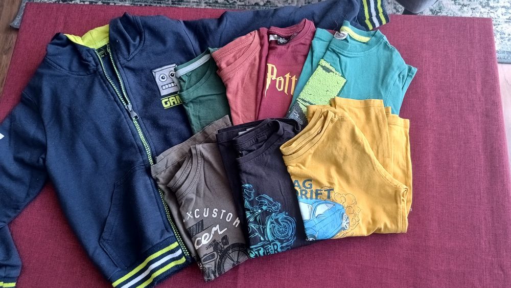 Paka ubrań dla chłopca 110/116