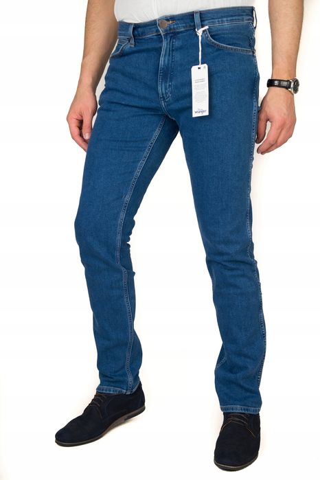 Męskie Jeansy Wrangler Greensboro The Stone K112145840 W38 L34 Proste