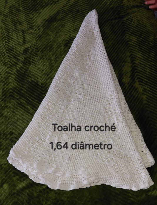 Toalha Croché 1.64 diâmetro
