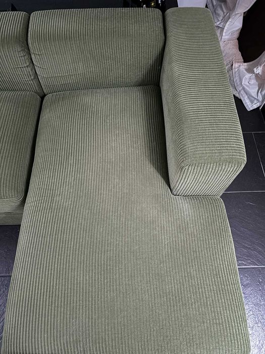 Sofá modular IKEA JÄTTEBO verde, 2 chaise longues com arrumação (260 × 160)