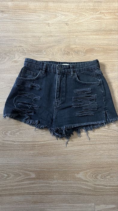 Calções pretos da Pull & Bear