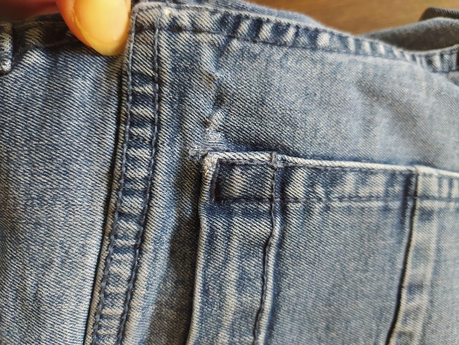 Spodnie jeansy 122 cm, dziewczęce
