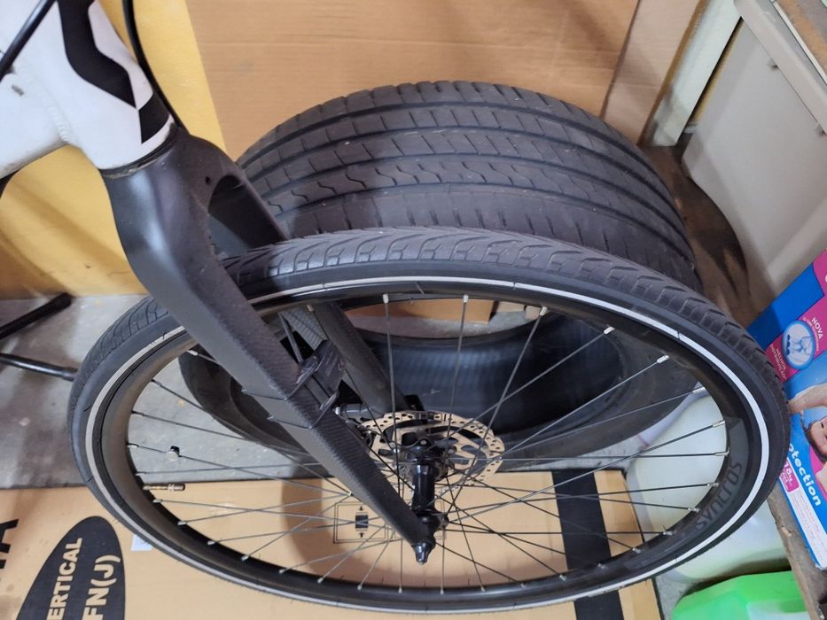 Scott gravel forqueta em carbono roda 29