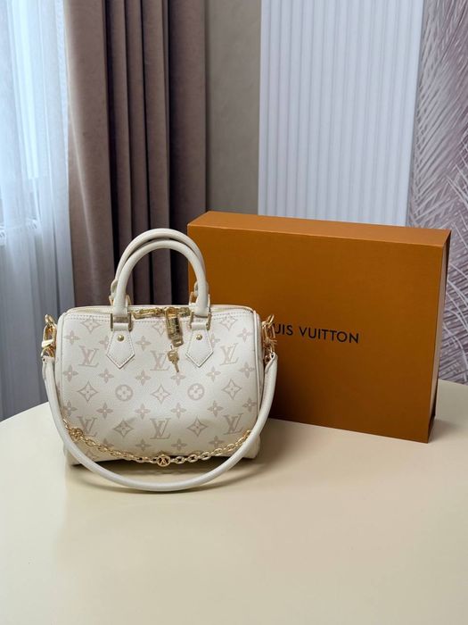 Torebka Louis Vuitton speedy crema white