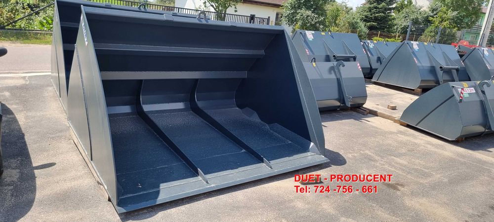 łyżka maniotu objętościowa 3,5m3 trociny wielka do ładowarki manitou