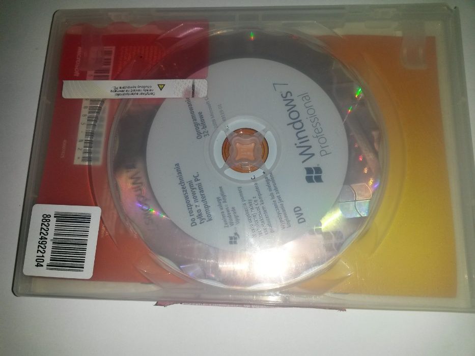 Płyta instalacyjna Windows 7 Professional