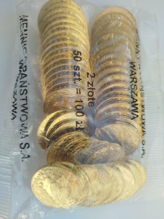 2 zł puchacz woreczek menniczy