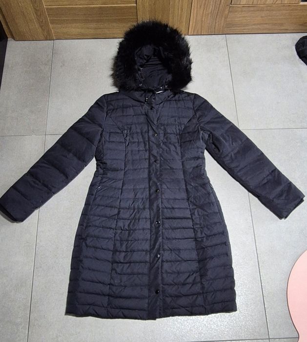 Zara płaszcz puchowy kurtka ocieplana M