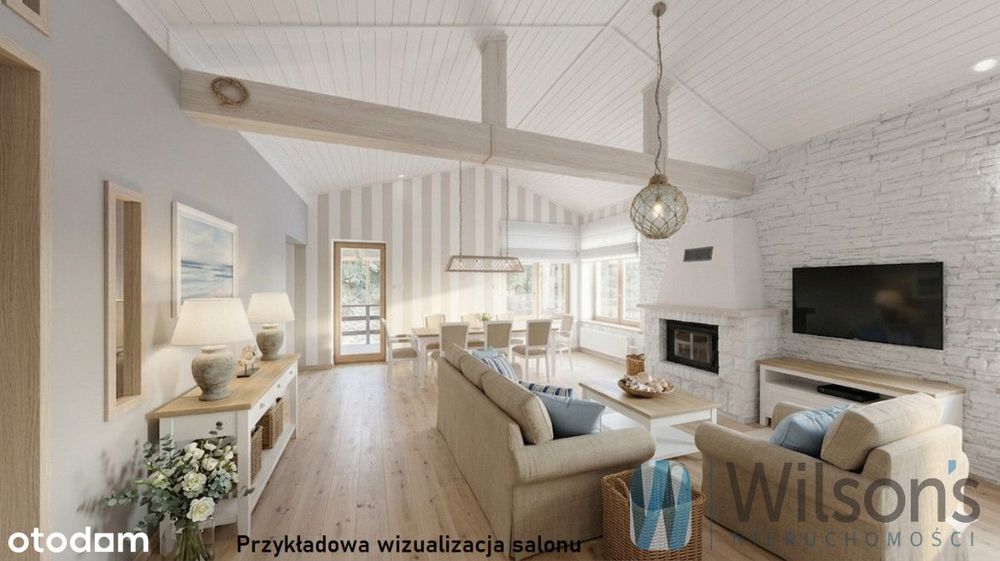 Parterowy dom 156 m na działce 9130m2