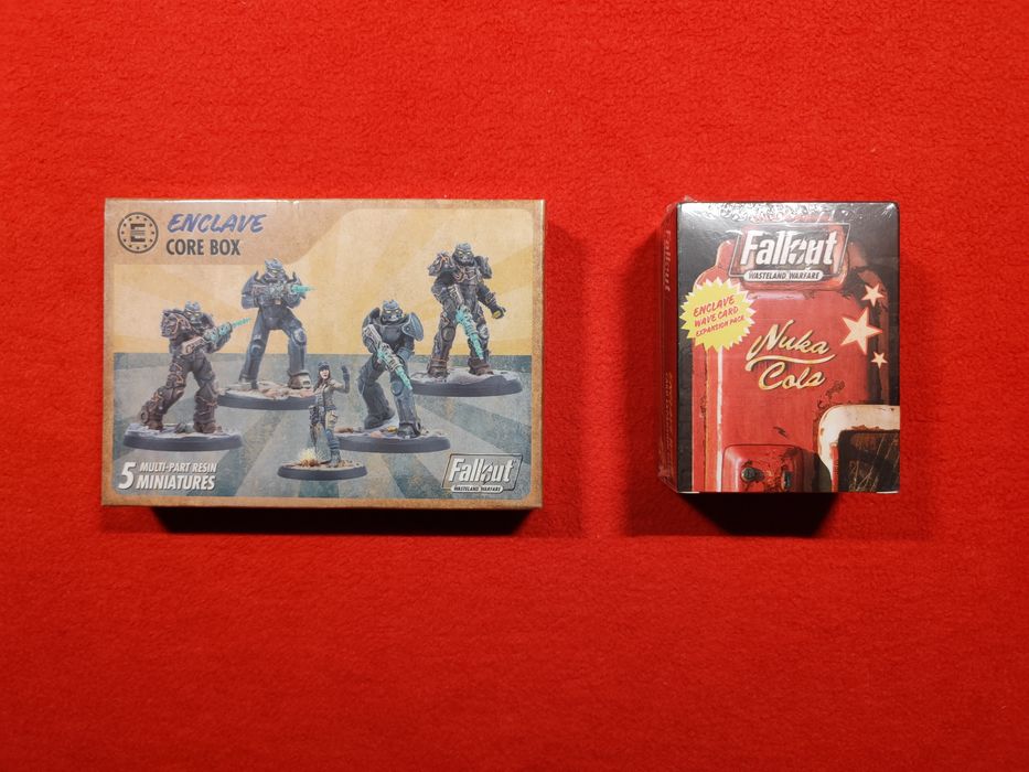 Fallout Wasteland Warfare - Enclave Core Box + Enclave Card Pack