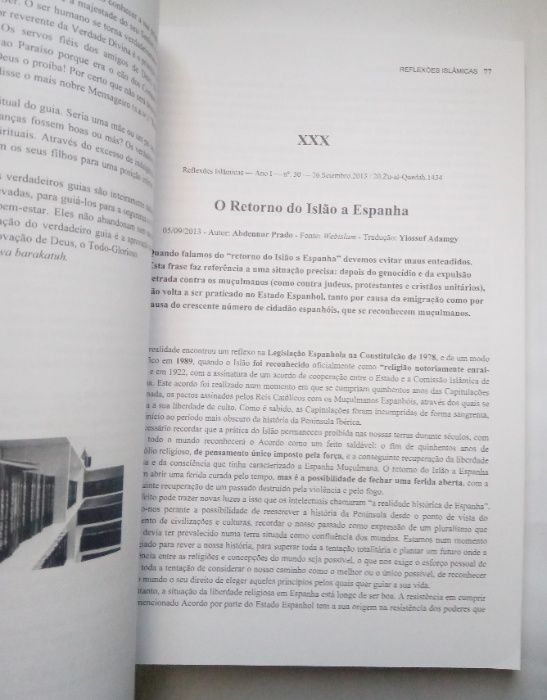 Reflexões Islâmicas, de M. Yiosssuf M. Adamgy