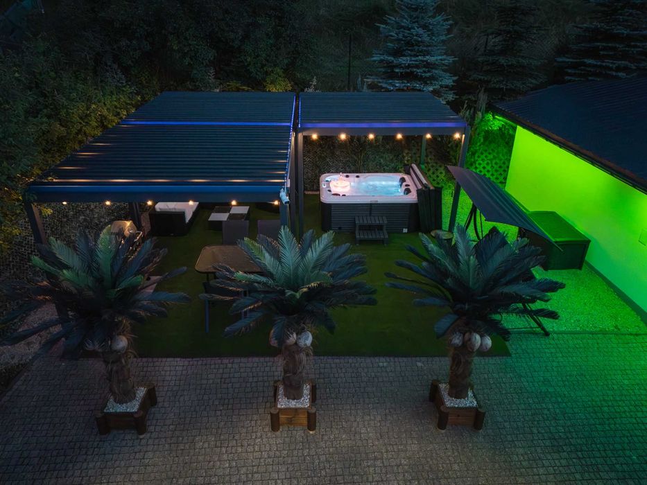 Domek miniapartament LOVE SPA JAUCUZZI w pokoju na wyłączność no limit