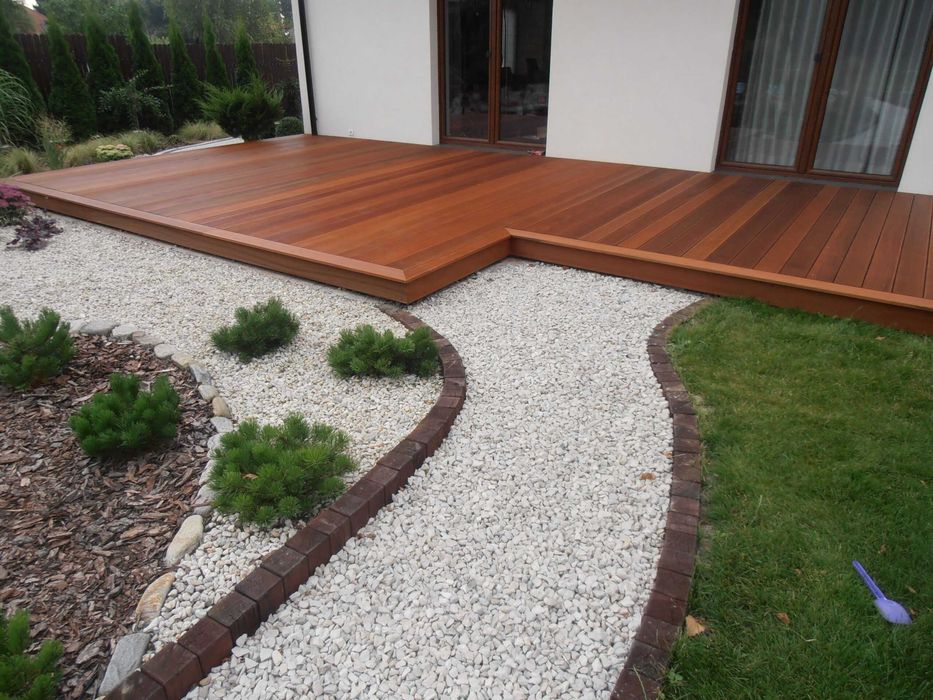 Deska tarasowa Bangkirai 21x145 KD, profil drobny-gładki,