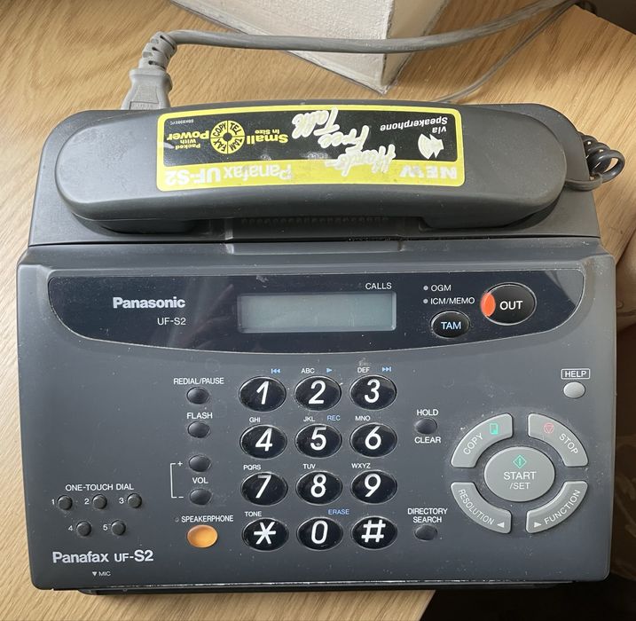 Panafax UF-S2 telefon z funkcją faxu