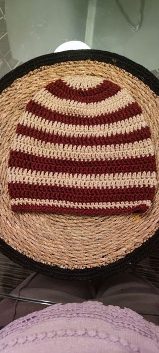 Gorro feito em crochê