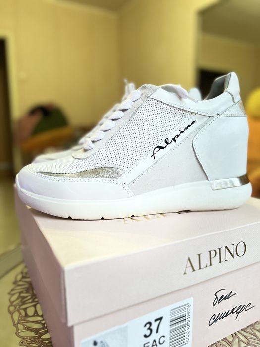 Кросівки ALPINO,шкіра/замша, дихаюча мембрана, 37р.-24см‼️ТУРЕЧЧИНА