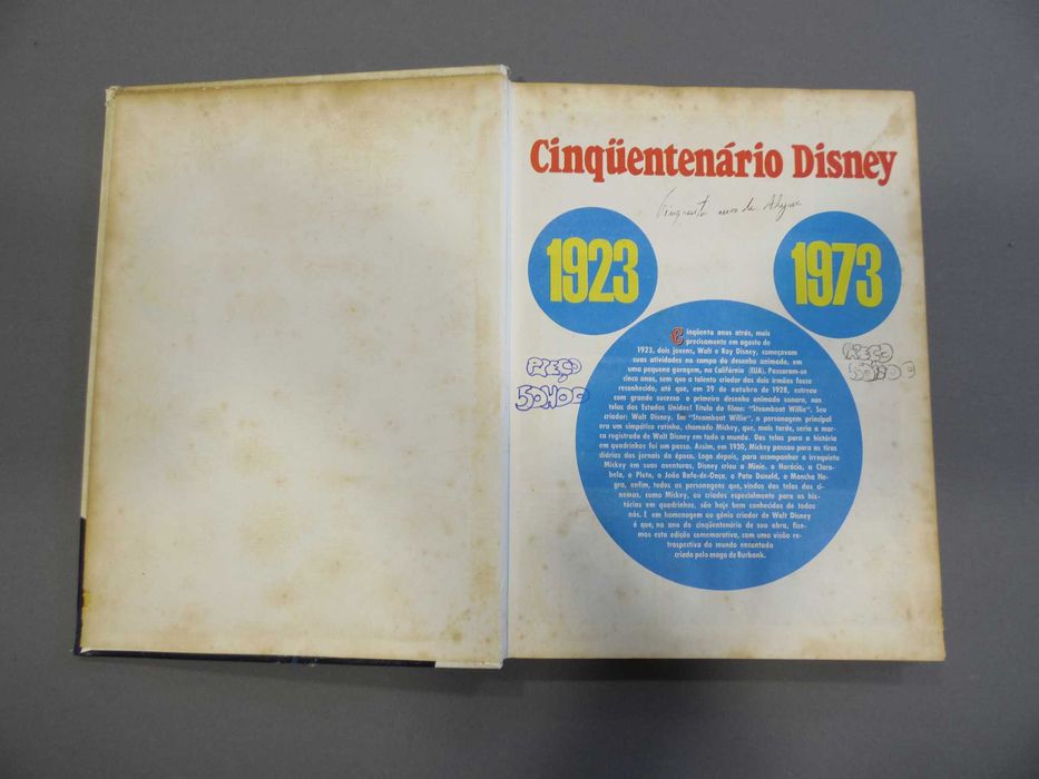 Livro Cinquentenário Disney