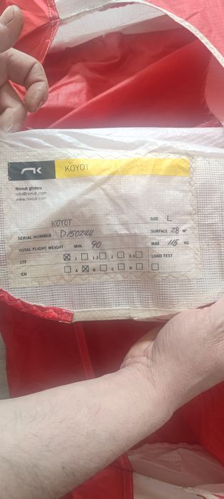 Пароплан Niviuk Koyot