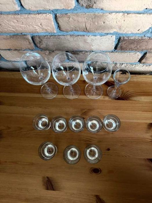 Kieliszek do wina wódki koniak zestaw 12 sztuk