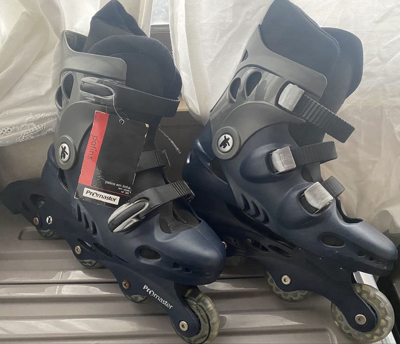 Patins em linha Promaster Tamanho 43 NOVOS + Proteções completas