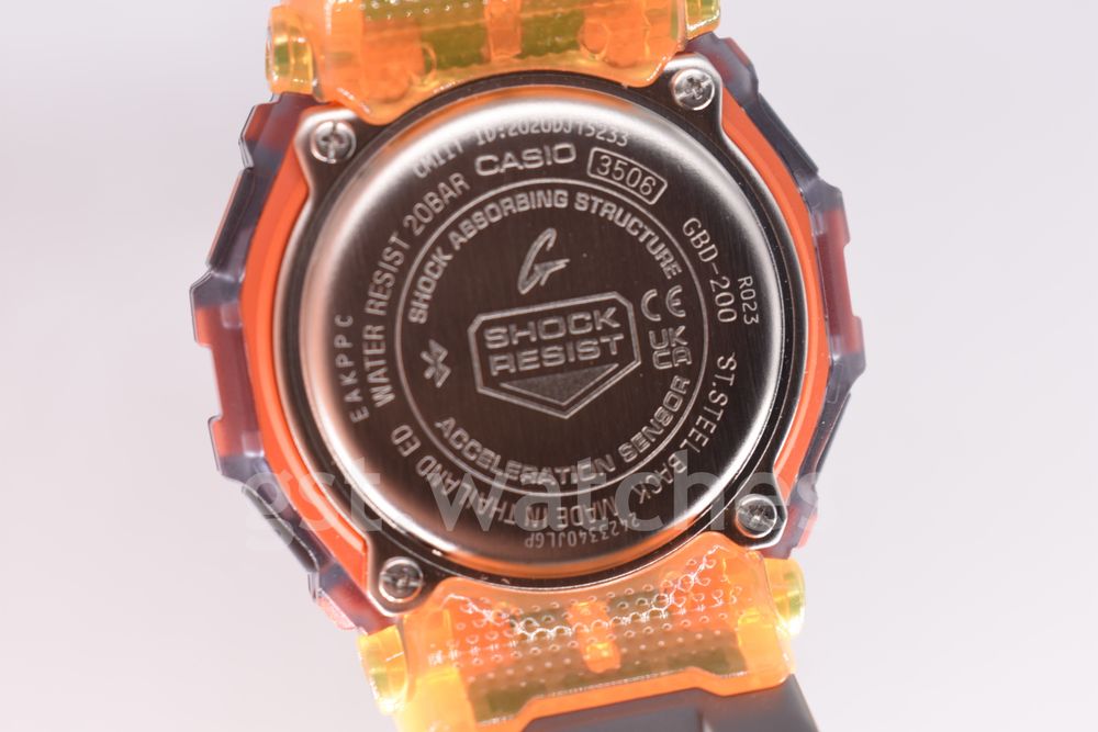 Casio G-Shock GBD-200SM-1A5 NEW ORIGINAL | Bluetooth | Step-Tracker