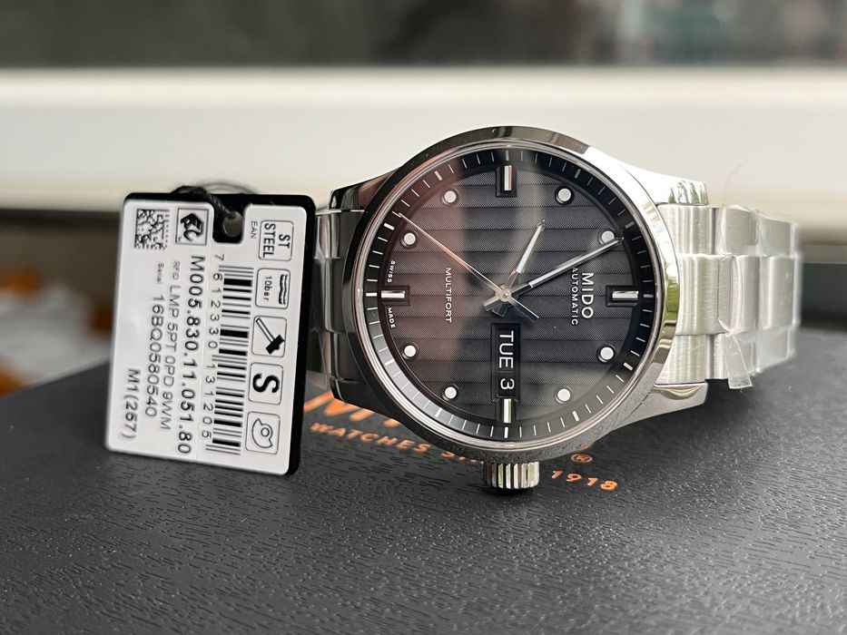 ‼️Механические швейцарские часы Mido Multifort Automatic (механика)