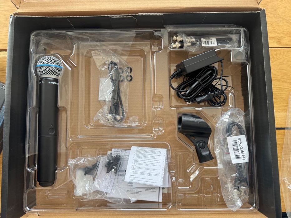 Shure BLX24RE/B58 system
bezprzewodowy
