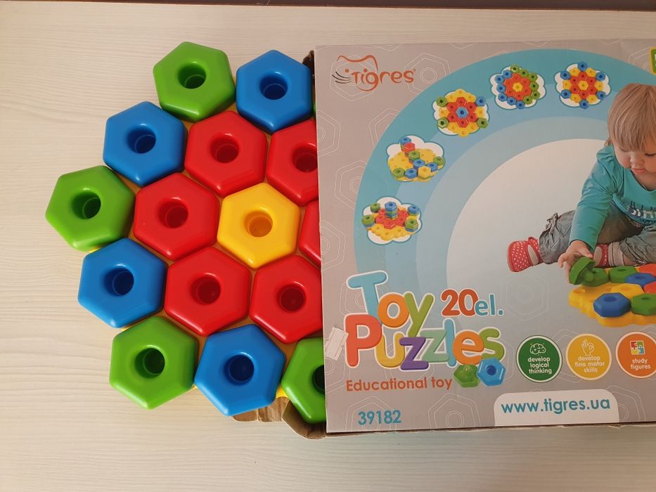 Іграшка розвиваюча "Ігро пазли" 20 ел. Мозаїка Tigres