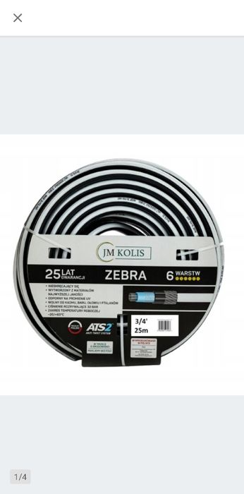 Wąż ogrodowy 3/4' 25 m 6 warstwowy