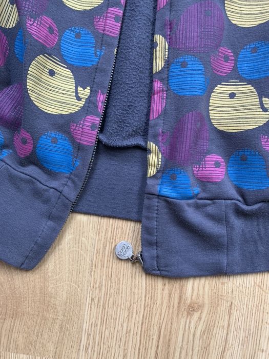 Bluza na zamek w kolorowe wzory