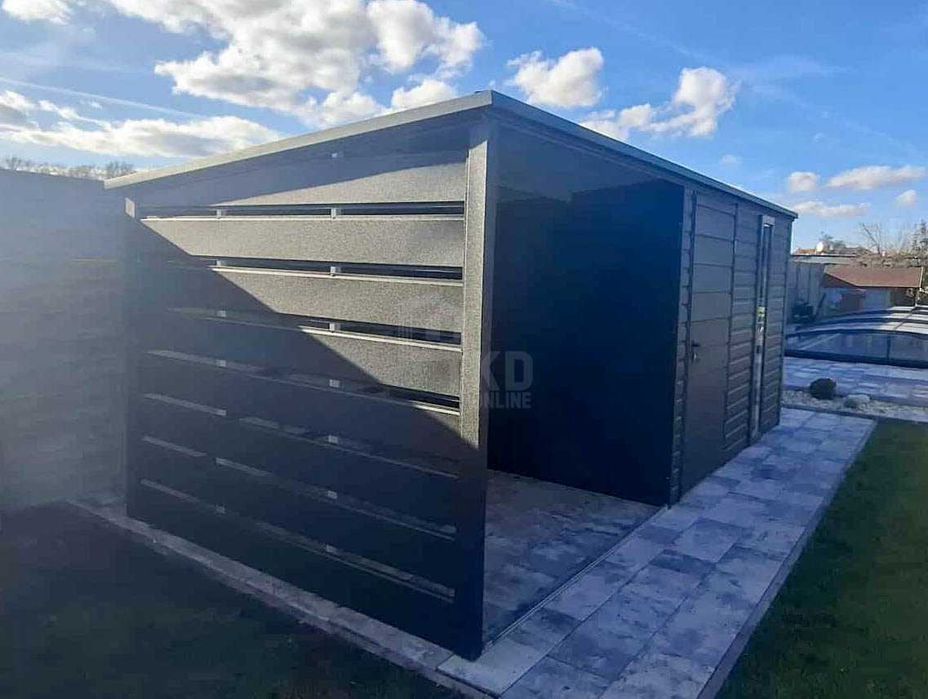 Schowek - domek ogrodowy 3x3m - wiata 3m - drzwi - okno  TS1203