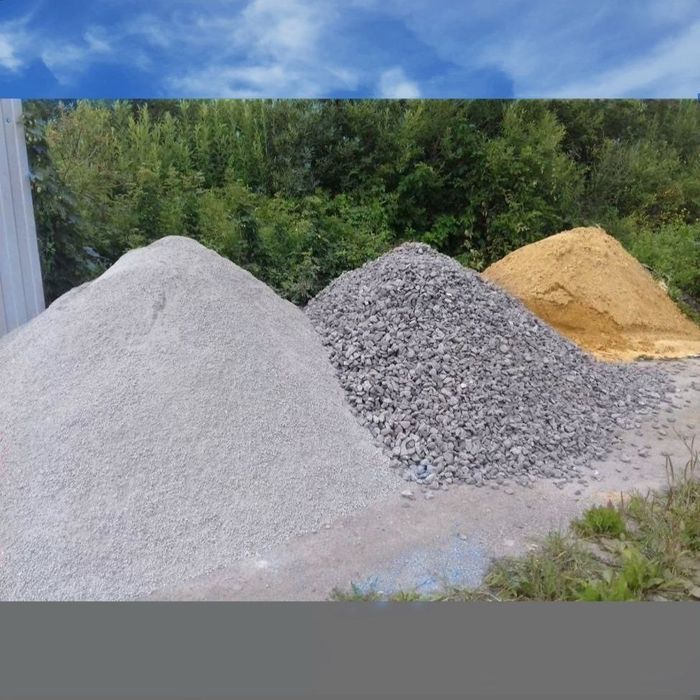 Продам песок, щебень, отсев, шлак, чернозём. Доставка на объект.