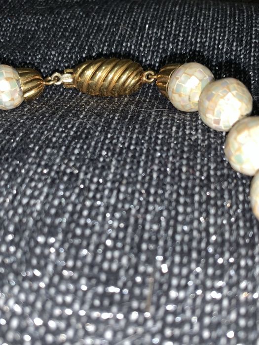 Шикарні весільні буси, старовинні буси, золото,перламутр, намисто.