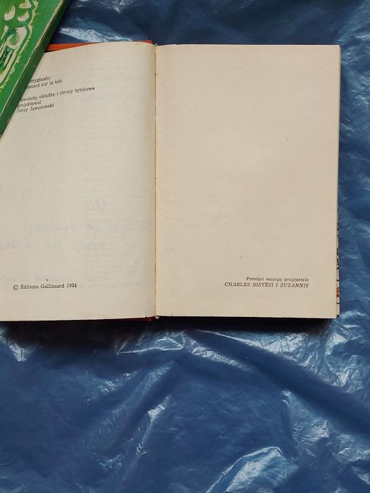 Książka HUZAR NA DACHU 1974rok