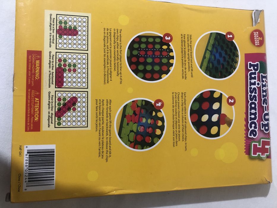 Настольная детская игра «Четыре в ряд»