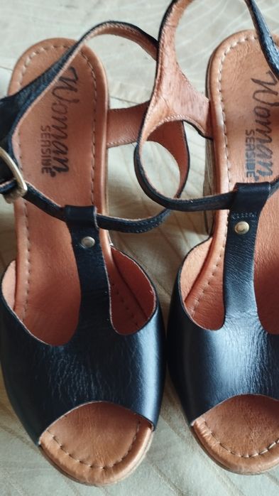 Sandálias pretas Seaside 37