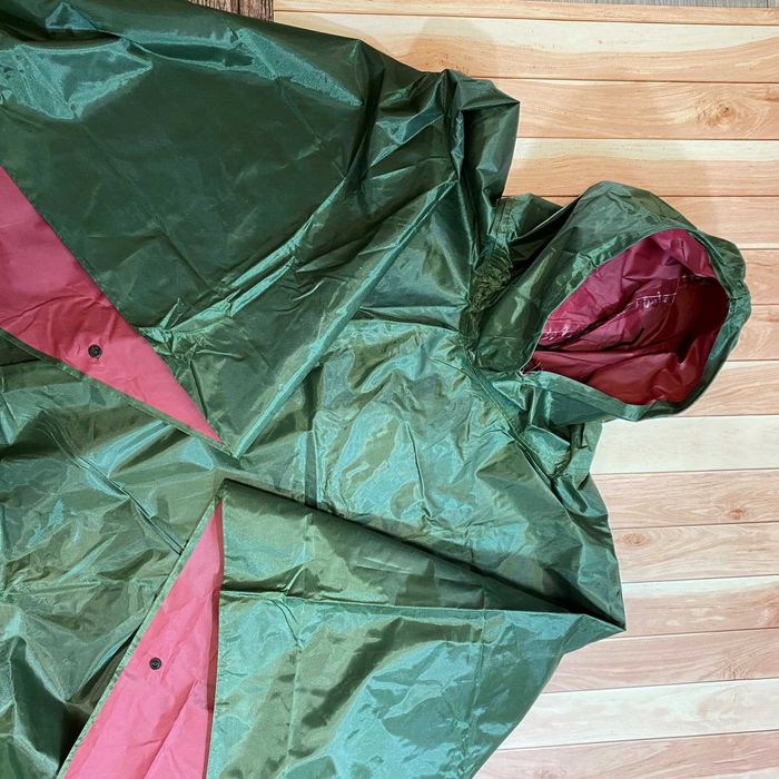 Пончо плащ вільний розмір, капюшон, чохол