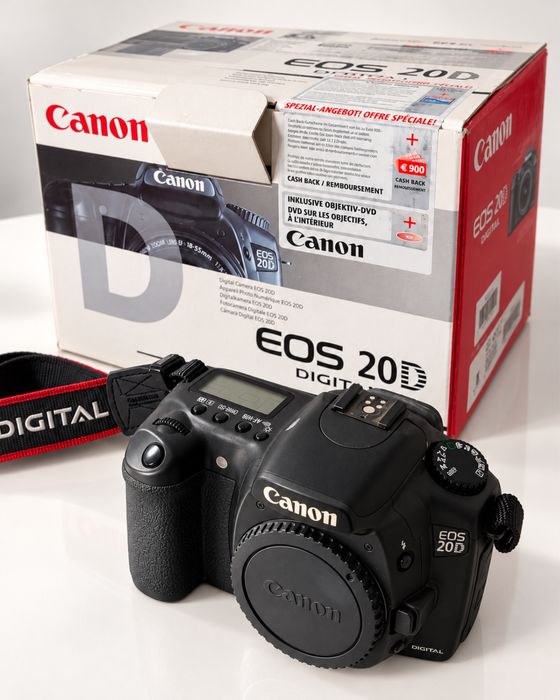Canon EOS 20D – Nunca Utilizada | Caixa Original + Cartão 256 MB