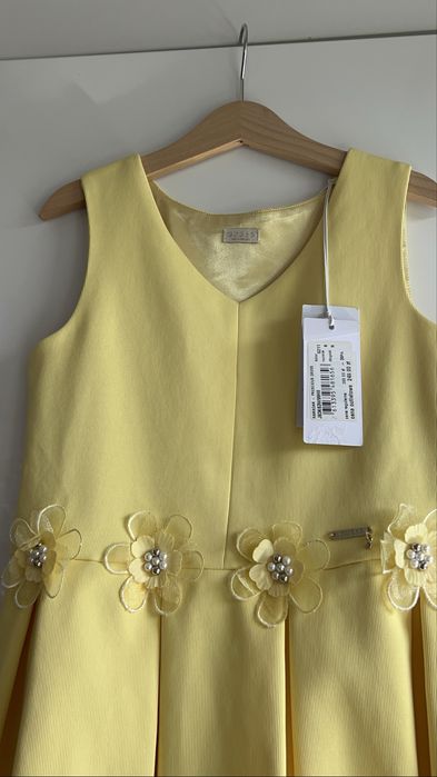 Nowa sukienka dla dziewczynki GUESS rozmiar 8 kolor żóły