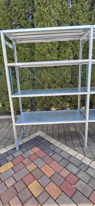 Regały magazynowe z demontażu 60gł x 127 x200cm ocynkowany używane