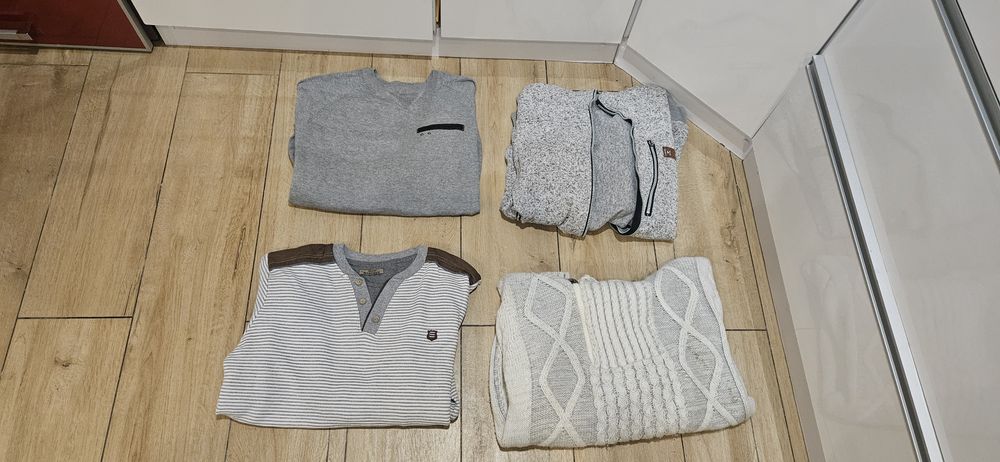 Paka ubran meskie s m bluzy spodnie koszulki kurtki