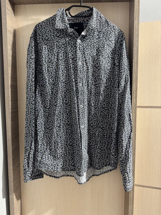 Koszula meska z dtugim rekawem we wzory House rozmiar L slim fit