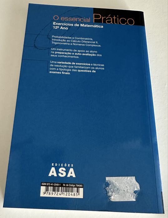 Exercícios de Matemática 12° ano, Edições ASA