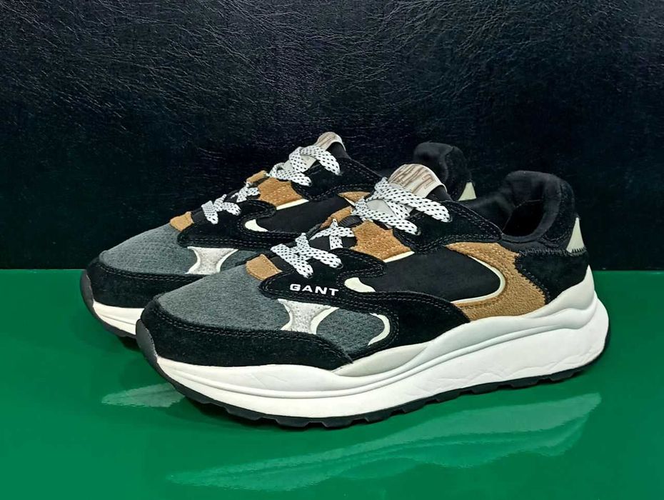 Кожаные женские кроссовки Gant Fultony Black Оригинал