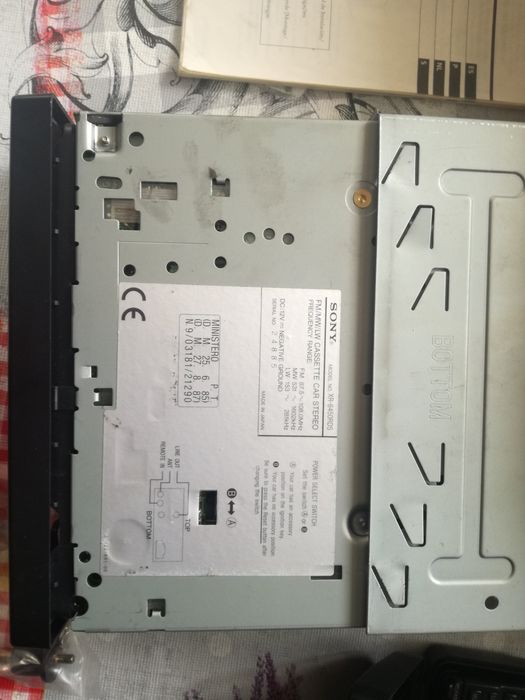 Rádio Sony XR 6450 RDS